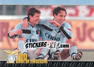 Sticker Alessandro Nesta / Paolo Negro - S.S. Lazio 1900-2000 n. 79 - Panini
