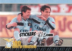 Cromo Alessandro Nesta / Paolo Negro - S.S. Lazio 1900-2000 - Panini