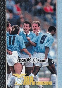 Cromo Gruppo - S.S. Lazio 1900-2000 - Panini