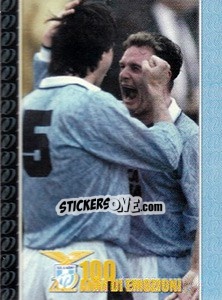 Cromo Paul Gascoigne - S.S. Lazio 1900-2000 - Panini