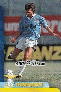 Sticker Angelo Gregucci - S.S. Lazio 1900-2000 n. 93 - Panini