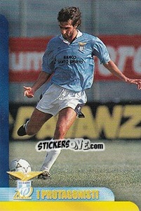 Sticker Angelo Gregucci - S.S. Lazio 1900-2000 - Panini