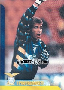 Sticker Luca Marchegiani - S.S. Lazio 1900-2000 n. 100 - Panini