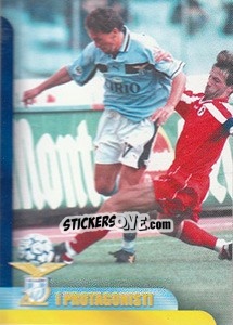 Sticker Guerino Gottardi - S.S. Lazio 1900-2000 n. 112 - Panini