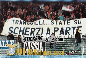 Sticker Scherzi a parte - S.S. Lazio 1900-2000 n. 118 - Panini