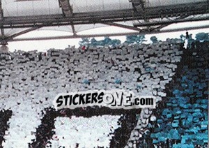 Sticker Curva nord / Sciarpata (puzzle 2) - S.S. Lazio 1900-2000 n. 128 - Panini