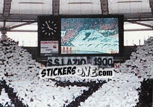 Cromo Curva nord / Sciarpata (puzzle 5) - S.S. Lazio 1900-2000 - Panini