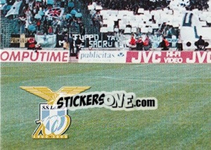 Sticker Curva nord / Sciarpata (puzzle 9) - S.S. Lazio 1900-2000 - Panini