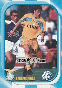 Sticker Matias Almeyda - S.S. Lazio 1900-2000 n. 140 - Panini