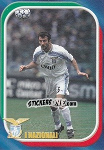 Sticker Giuseppe Favalli - S.S. Lazio 1900-2000 n. 145 - Panini