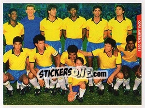 Sticker Brasil - 1989