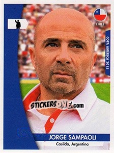 Figurina Jorge Sampaoli - Copa América. Chile 2015 - Navarrete