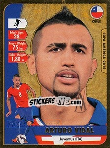 Sticker Arturo Vidal - Copa América. Chile 2015 n. 36 - Navarrete