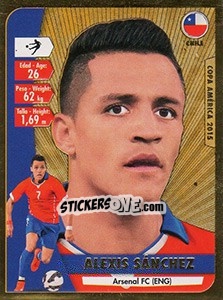 Sticker Alexis Sánchez - Copa América. Chile 2015 - Navarrete