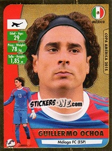 Sticker Guillermo Ochoa - Copa América. Chile 2015 n. 45 - Navarrete