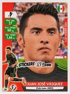 Sticker José Juan Vázquez - Copa América. Chile 2015 n. 51 - Navarrete
