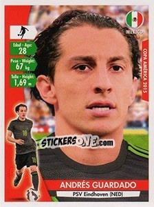 Sticker Andres Guardado - Copa América. Chile 2015 n. 52 - Navarrete