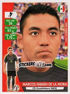 Figurina Marco Fabian - Copa América. Chile 2015 - Navarrete