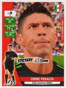 Sticker Oribe Peralta - Copa América. Chile 2015 n. 57 - Navarrete