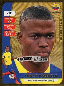 Sticker Enner Valencia - Copa América. Chile 2015 n. 73 - Navarrete