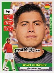 Sticker Romel Quiñónez - Copa América. Chile 2015 n. 77 - Navarrete