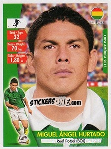 Sticker Miguel Angel Hurtado - Copa América. Chile 2015 n. 84 - Navarrete