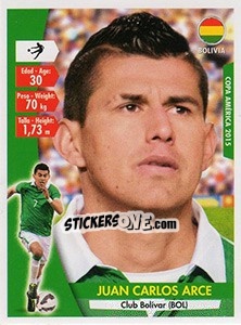 Sticker Juan Carlos Arce - Copa América. Chile 2015 n. 88 - Navarrete