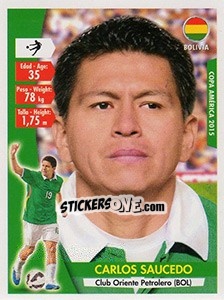 Sticker Carlos Saucedo - Copa América. Chile 2015 n. 89 - Navarrete