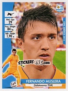 Sticker Fernando Muslera - Copa América. Chile 2015 n. 117 - Navarrete