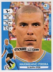 Sticker Maxi Pereira - Copa América. Chile 2015 n. 121 - Navarrete