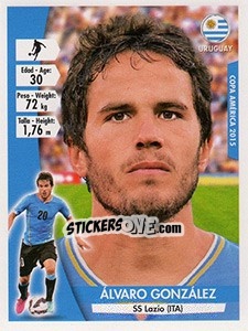 Sticker Álvaro González - Copa América. Chile 2015 n. 122 - Navarrete