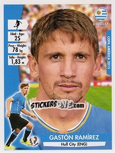 Sticker Gastón Ramírez - Copa América. Chile 2015 n. 125 - Navarrete