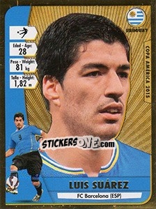 Sticker Luis Suarez - Copa América. Chile 2015 - Navarrete