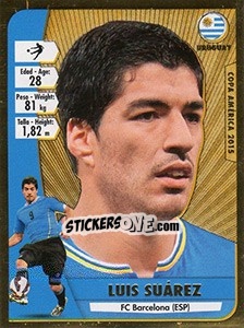 Sticker Luis Suarez - Copa América. Chile 2015 n. 130 - Navarrete