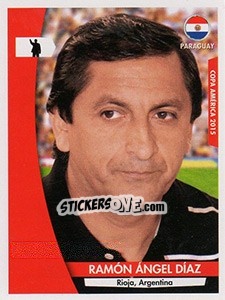 Sticker Ramon Angel Diaz - Copa América. Chile 2015 n. 132 - Navarrete