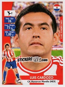 Sticker Luis Cardozo - Copa América. Chile 2015 n. 135 - Navarrete