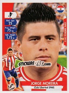 Sticker Jorge Moreira - Copa América. Chile 2015 n. 138 - Navarrete