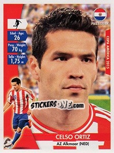 Sticker Celso Ortiz - Copa América. Chile 2015 n. 140 - Navarrete