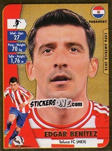 Sticker Édgar Benítez - Copa América. Chile 2015 n. 142 - Navarrete