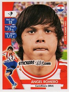 Sticker Angel Romero - Copa América. Chile 2015 n. 144 - Navarrete