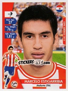 Sticker Marcelo Estigarribia - Copa América. Chile 2015 n. 146 - Navarrete
