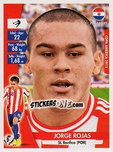 Sticker Jorge Rojas - Copa América. Chile 2015 n. 147 - Navarrete
