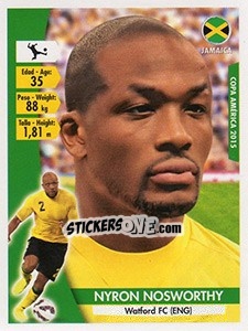 Sticker Nyron Nosworthy