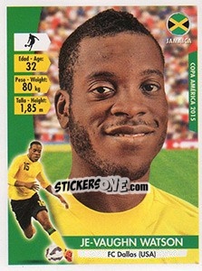 Sticker Je-Vaughn Watson - Copa América. Chile 2015 n. 157 - Navarrete