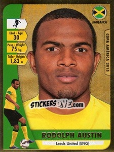 Sticker Rodolph Austin - Copa América. Chile 2015 n. 158 - Navarrete