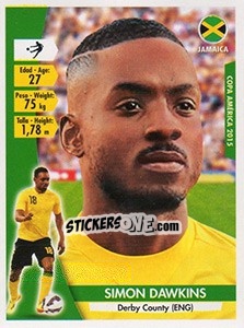 Sticker Simon Dawkins - Copa América. Chile 2015 n. 161 - Navarrete