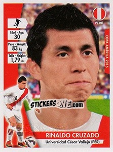 Sticker Rinaldo Cruzado - Copa América. Chile 2015 n. 178 - Navarrete