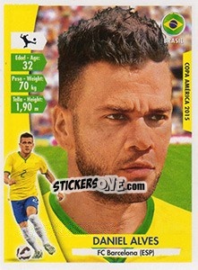 Sticker Dani Alves - Copa América. Chile 2015 n. 190 - Navarrete