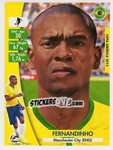 Sticker Fernandinho - Copa América. Chile 2015 n. 195 - Navarrete