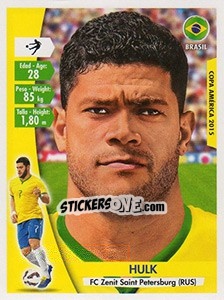 Sticker Hulk - Copa América. Chile 2015 n. 200 - Navarrete